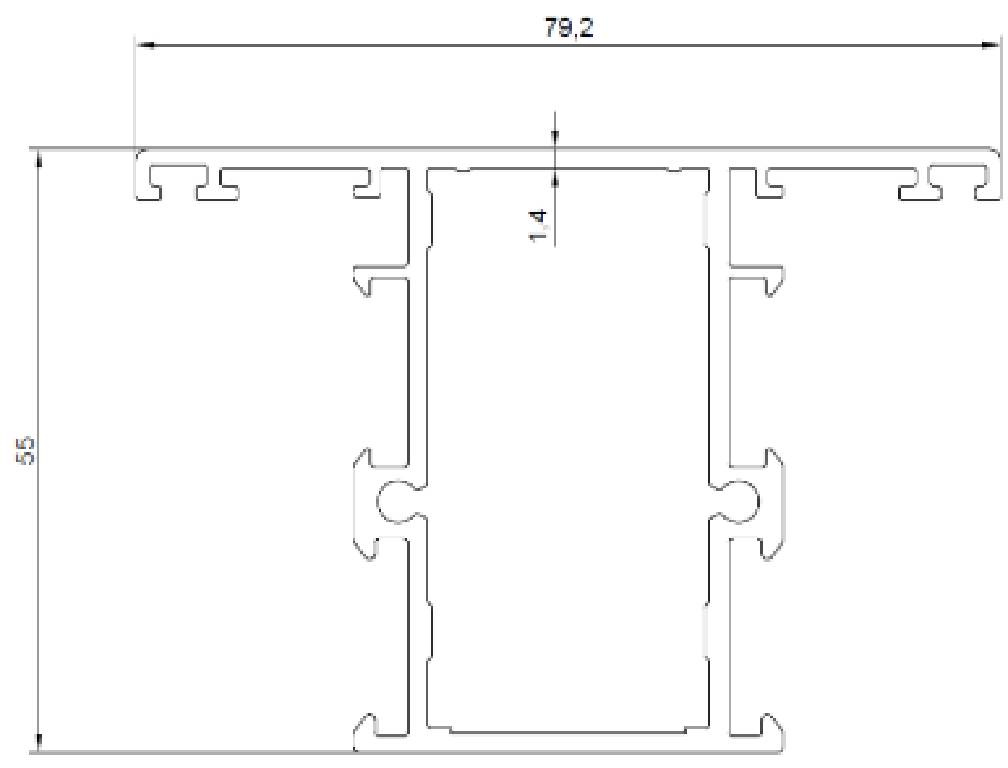 YALITIMSIZ T KASA (1,4 mm)