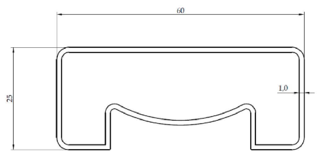 60X25 KARE KÜPEŞTE UZUN (1 mm)