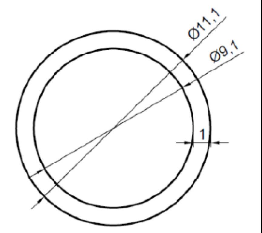 11'LİK KÜPEŞTE BORU (REZİSTANS)