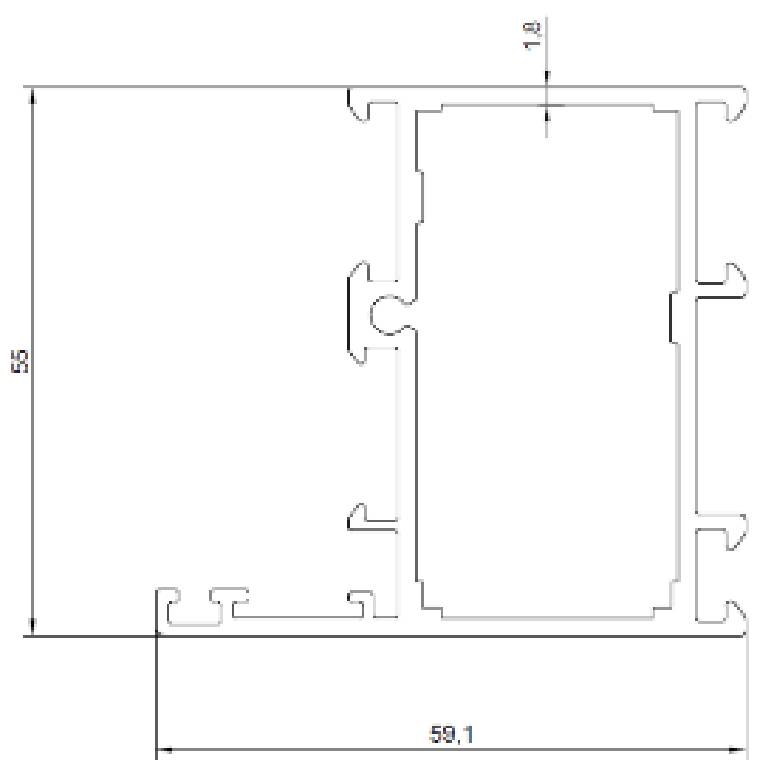 YALITIMSIZ L KASA (1,8 mm)