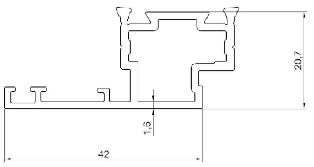 ISI BARİYERLİ  PENCERE KANAT TİJLİ (1,6 mm)