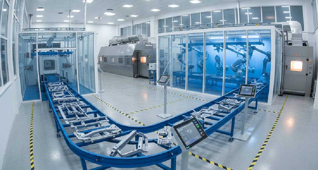 Eloktrostatik Toz Boya Tesisi