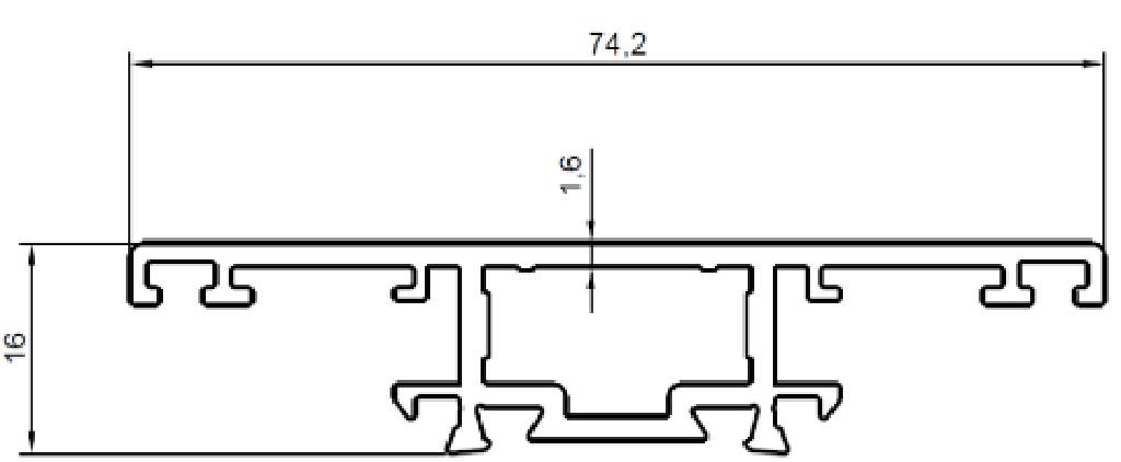 ISI BARİYERLİ T KASA (1,6 mm)